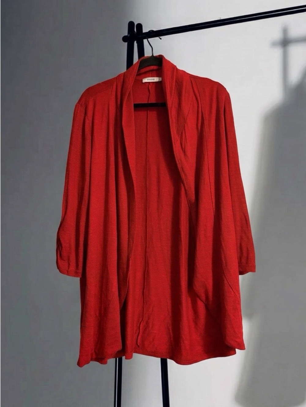 Ricki's Vibrant Red Open-Front Women's Cardigan
